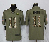 Nike Redskins 11 Alex Smith Olive Camo Salute To Service Limited Jersey,baseball caps,new era cap wholesale,wholesale hats